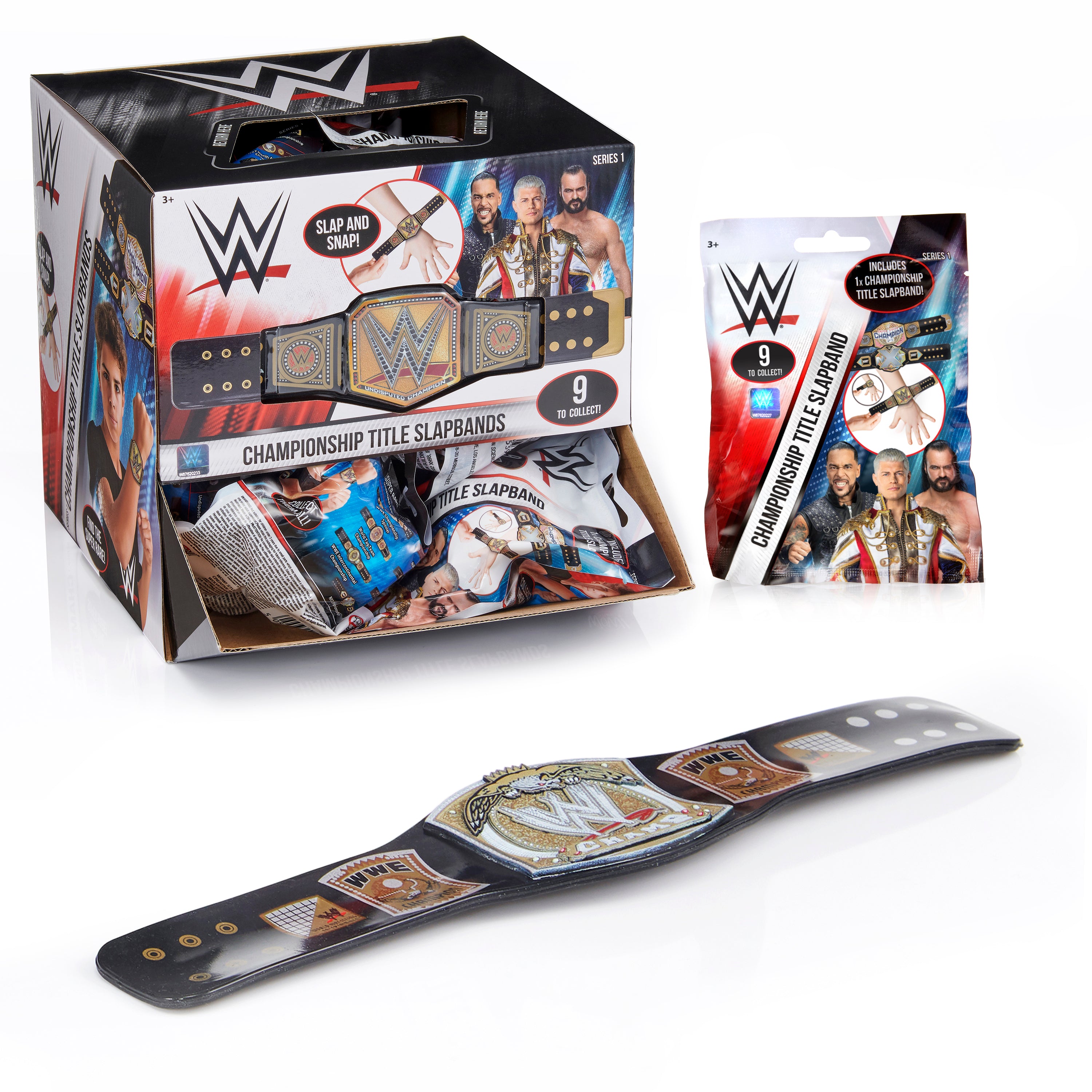 WWE Championship Title Slap Bands Series 1
