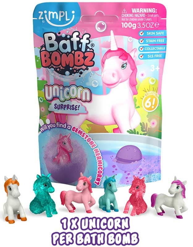 BAFF BOMBZ UNICORN SURPRISE - 100G ASSORTED