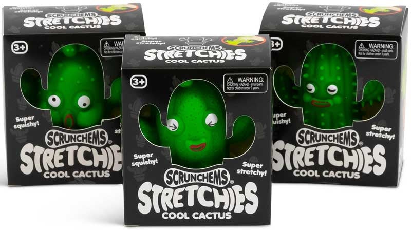 SCRUNCHEMS STRETCHIES COOL CACTUS ASSORTED